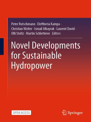 cover image of Novel Developments for Sustainable Hydropower